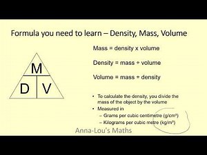 Density Mass Volume Edexcel Maths Functional Skills Level 2