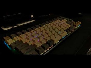 System76 Launch keyboard RGB lighting - normal light