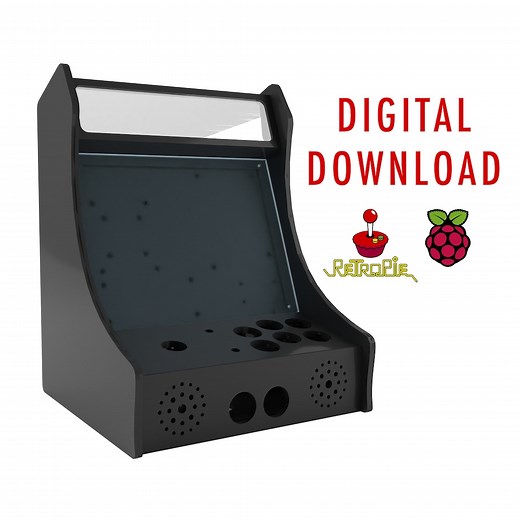Arcade Cabinet Plans: Retropie Mini Bartop, CNC Laser Cut DXF SVG (digital Download) - Etsy