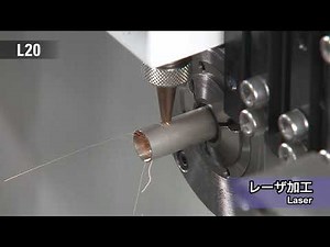 Citizen Cincom L20 JIMTOF 2018 Laser machining device