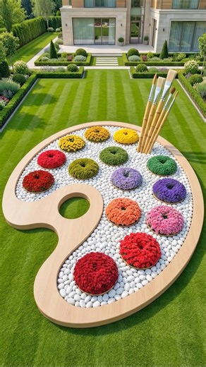 Wow! I'm absolutely in love with this artist palette garden! 😱👏 | Inspiring Designs