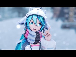 [MMD] Snow Fairy Story Feat.Hatsune Miku (4k 60Fps) (+dl)