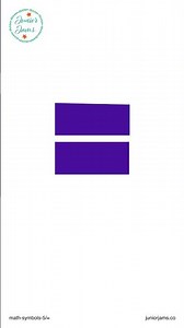 Kids learn Equal To #math #symbols | Watch and Learn #kindergarten