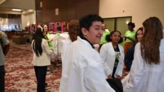 Recently, we hosted hundreds of area students for a day full of learning and envisioning a bright future at the Hillcrest Youth Medical Summit. Employees from Hillcrest, Tulsa Tech Health Sciences Center and members of Youth Medical Mentorship gave their time to teach these students about medicine through hands-on activities. They got a taste of several specialties, including sports orthopedics, dentistry, optometry, surgery and much more. Watch the video to see the faces of the future of health