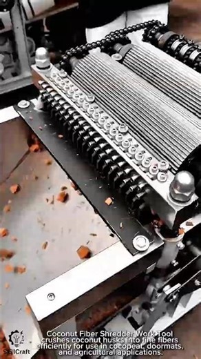 Coconut Fiber Shredder Work Tool for Efficient Production Process