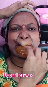 How to do Upper lips wax? #wax #reels #instagram #beauty #trending #skincare #wax | parloursmartlookbeauty