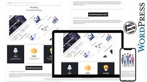 Clean and simple Wordpress blog website themes template