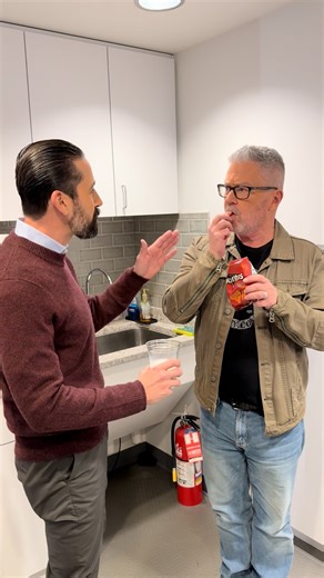 Seems like Michael Loftus needs Chef Andrew Gruel to show him the new food pyramid... Watch them both TONIGHT at 10/9c on Fox News | Gutfeld!