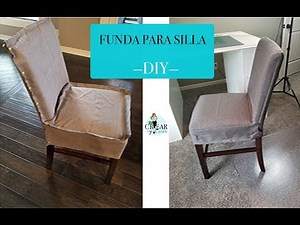 Cómo Hacer una Funda para Silla | Crear y Coser