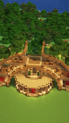 Link in bio - Minecraft Circle House 🏠 #minecraft