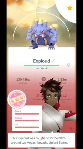 Beast Exploud 💪🙏🙌 #pokemongo #pokemonchannel #pokemon