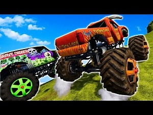 MONSTER TRUCK AND HORSE OBSTACLE COURSE! (Farming Simulator 19 Gameplay Roleplay) Farm Races!