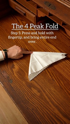 How to fold a pocket square: 4 peak method. | The Scott Effect