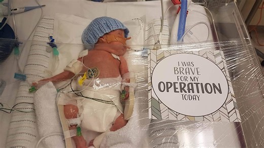 Preemie milestone cards help mom cope with life in NICU.