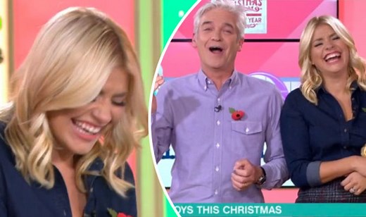 Holly and Phil burst into laughter over 'fart' on This Morning