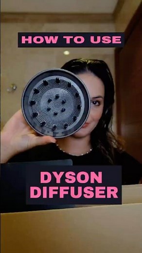 How to use Dyson Diffuser Attachment😍