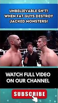 Unbelievable Sh*t! When Fat Guys Destroy Jacked Monsters!3
