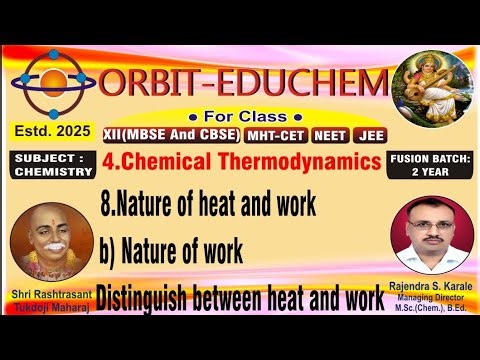 Class12+MHT-CET+NEET+JEE 4.Chemical Thermodynamics L:-8