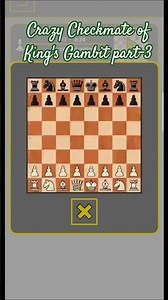Checkmate of King's Gambit #3:e5..