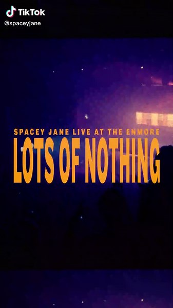 live vid for lots of nothing out now yep yep! full thing on YouTube etc etc :)) 🥰🤠