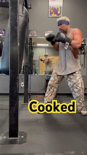 Little boxing after weight to get some cooking