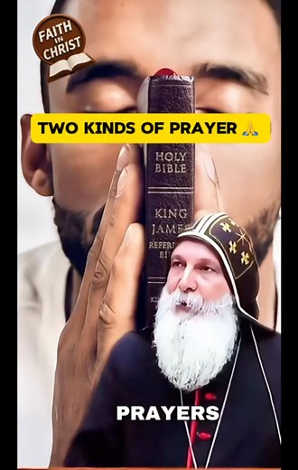 ✝️TWO KINDS OF PRAYER 🙏✝️ - Bishop Mar Mari Emmanuel ✝️F0LL0W 👉Faith In Christ #catholicchurch #christian #faith #protestant #orthodox #church #bible #Christianity #Jesus #God #viralreelschallenge #viralreels #prayer #usareels #ukreels #uk #unitedkingdom #UnitedStates #Amen | Faith In Christ