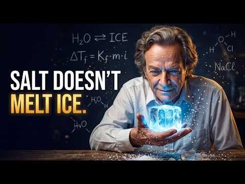 Salt Doesn't Melt Ice — It Breaks Equilibrium | Feynman's Hidden Truth