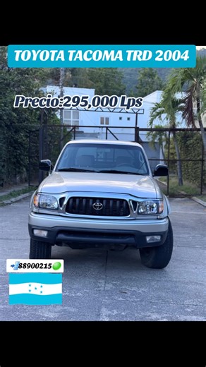 TOYOTA TACOMA TRD 2004 🛞😍 🛞Motor 3.4 🛞Transmisión Automatico 🛞130xxx millas 🛞Chasis Nitido 🛞Interior Impecable 🛞Bolsas aire intactas 🛞PreRunner 🛞Aire acondicionado 🛞Asientos tela Intactos 🛞Radio original 🛞Paquete eléctrico 🛞Ventana trasera 🛞Gradas 🛞Rines lujo 🛞Neblineras 🛞Fenders 🛞Duraliner 🛞Recién ingresado 🇺🇸 🛞Matrícula 2026 💰PRECIO: 295,000 Lps Aceptamos vehiculo en cambio Aceptamos pagos con tarjeta💳 📲Más información al 88900215🟢 #honduras #sanpedrosula #toyota #ta