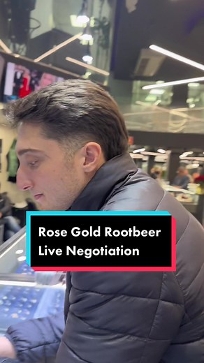 Buying a Rose Gold Rolex Rootbeer - Negotiation Video