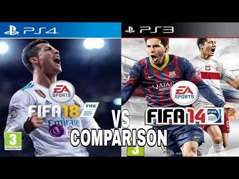 FIFA 18 PS4 Vs FIFA 14 PS3
