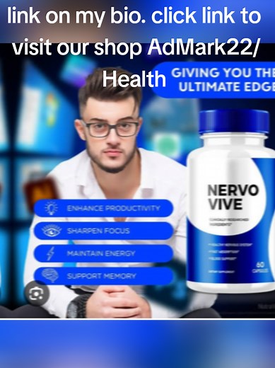 Nervovive – Advanced Nerve Support Supplement for Optimal Health Boost your nerve health with Nervovive, the premium supplement designed to support nerve function, reduce discomfort, and enhance overall well-being. Formulated with powerful ingredients like B vitamins, alpha-lipoic acid, and herbal extracts, Nervovive helps promote healthy circulation, reduce tingling sensations, and support long-term nerve health. Ideal for those experiencing nerve discomfort, muscle weakness, or looking to main