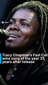 Tracy Chapman continues to make history with her 1988 hit Fast Car after the tune won song of the year 35 years after its initial release. | STV News