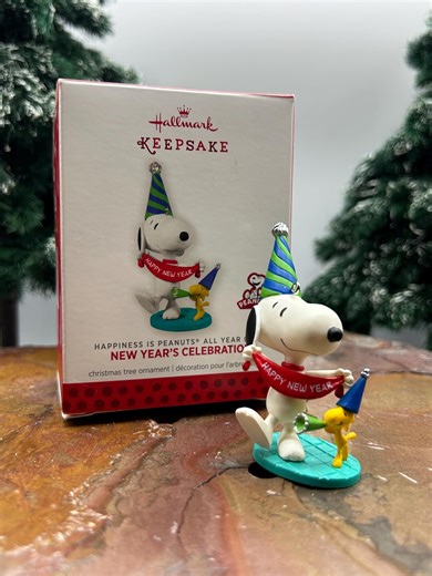 Peanuts New Year’s Celebration Hallmark Keepsake Ornament, All Year Long Collection - Etsy