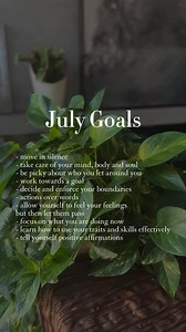 Attainable July goals ✨ | Anna Todd