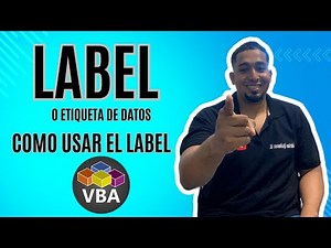 Como usar el Label o Etiqueta en el formulario VBA en Excel Cap 10 #sepamosexcel #sepamosexcelvba