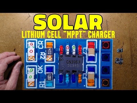 Solar "MPPT" lithium cell charge module