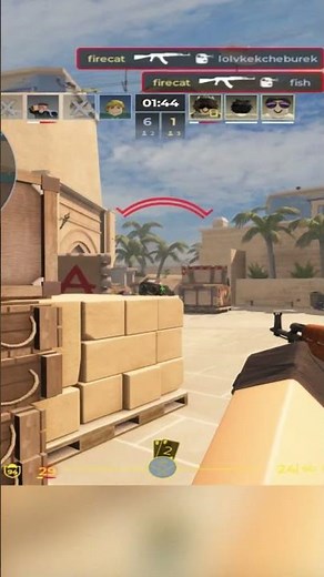 BACK to BACK Crazy BloxStrike Entry on Mirage #counterblox #roblox #gaming #bloxstrike