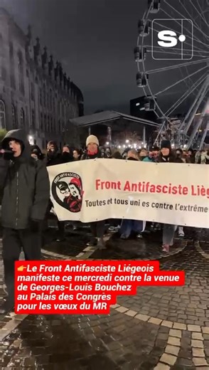 Une manifestation contre la venue de Georges-Louis Bouchez aux voeux du MR ce mercredi à Liège | Sudinfo.be
