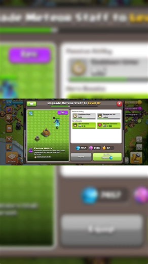 Meteor Staff Upgrading | Clash of Clans COC
