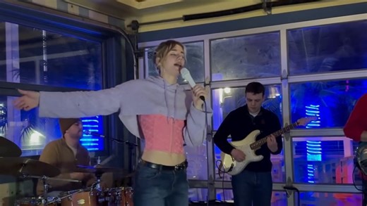 Rich Marvin on Instagram: "1-16-2026 Miss Julia Violet performed “Killing Me Softly With His Song” by Roberta Flack-Fugees at Cabbyshack in Plymouth, MA. You MUST LISTEN to Miss Julia Violet. On this song, she just owns it and makes it completely her own. They are not many people of any age that have this ability and it just flows right out of her. She is one of our finest young talents in southeastern Massachusetts. She can play trumpet, keyboard, guitar, compose songs and she and her talented