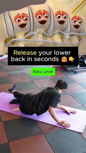 40 Years of Lower Back Tightness? Try This 1 Spine Decompression Stretch! | Instant Back Pain Relief