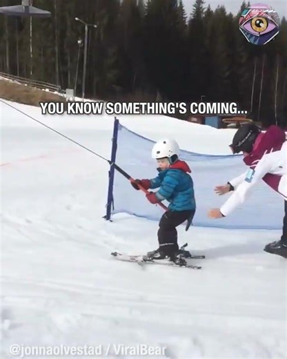 Auntie vs. Ski Lift 😬