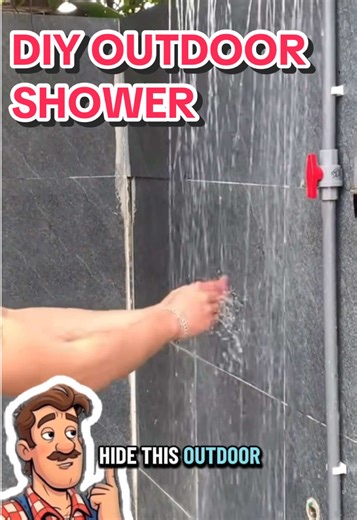 Build a DIY Outdoor Shower for Pennies