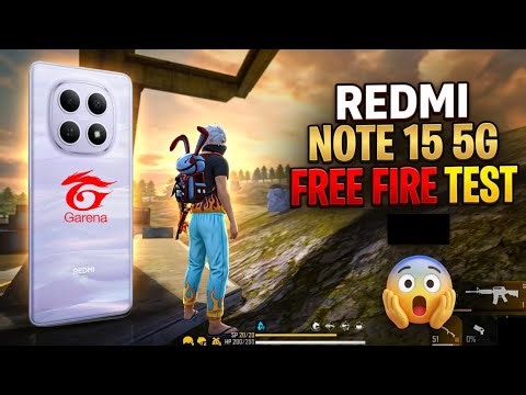 Redmi Note 15 5G Free Fire Test | Smooth Gameplay or Lag? Full Review
