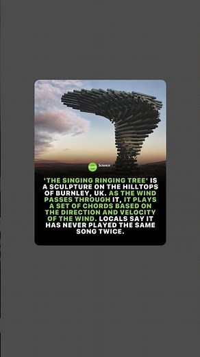 "The Singing Ringing Tree - AmazingWind-Powered Musical Sculpture in Burnley, UK"