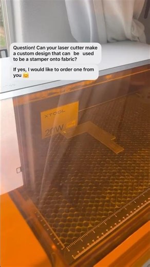 Making a Custom Stamp with my Xtool laser