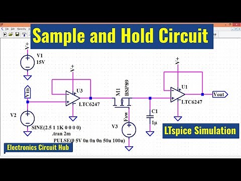 LTSpice sample and hold circuit using opamp | Simulation