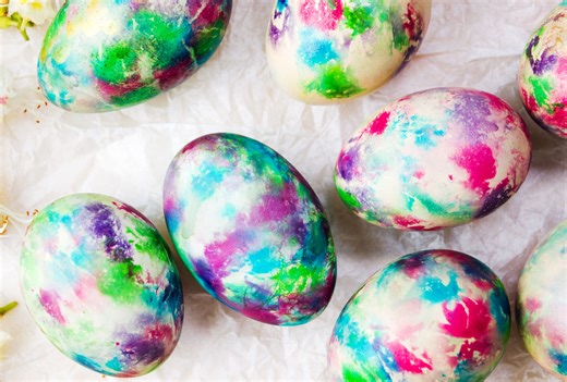 The Simple 3-Step Method for Gorgeous Tie-Dye Easter Eggs