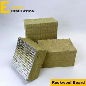 [Hot Item] Rockwool Insulation 80 100 120 140 160 180kg/M3 Density Rock Wool Sound Heat Thermal Insulation Mineral Rock Wool Board with Aluminum Al Foil