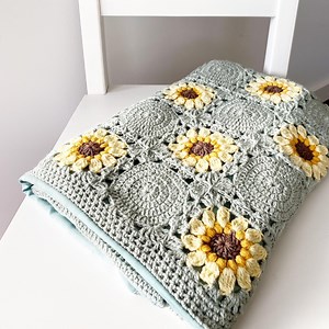 Sunflower Blanket Crochet Pattern - Etsy